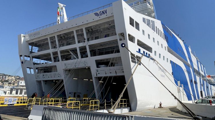GNV reconverted its vessel into a “floating hospital”
