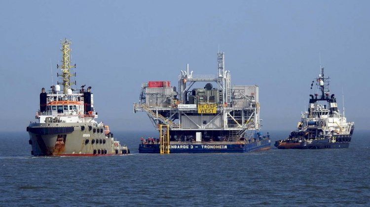 Triton Knoll installs first offshore substation