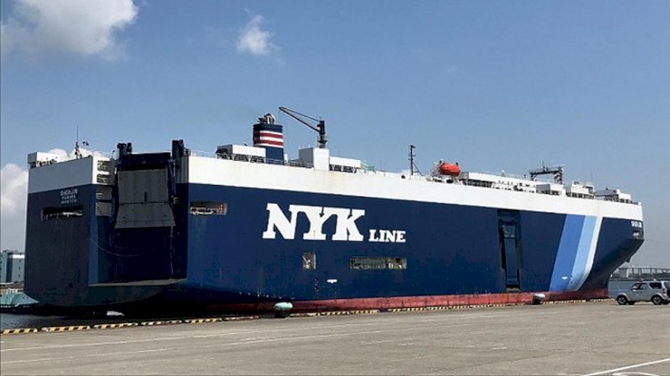 First finished-car logistics terminal in Japan operated by NYK