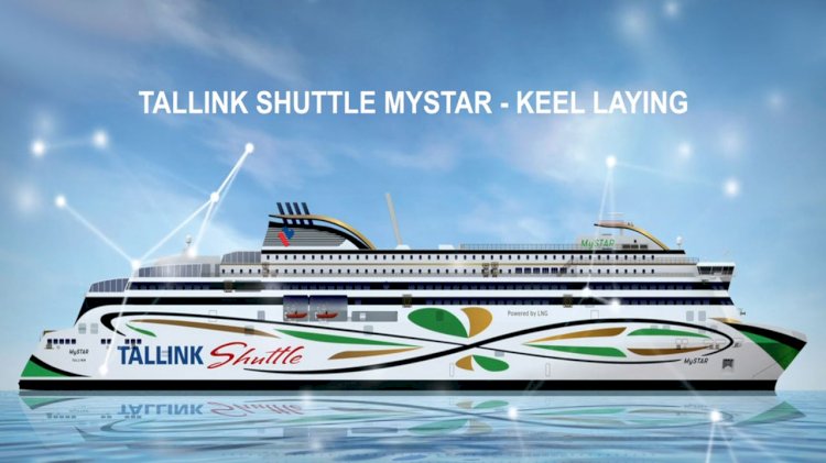 Keel laid for Tallink’s second LNG-fuelled ferry