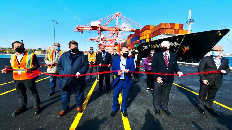 Deep water berth extension at Port of Halifax fully operational