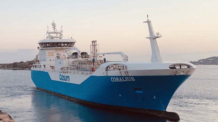 Gasum’s bunker vessel Coralius with record number of ship-to-ship deliveries