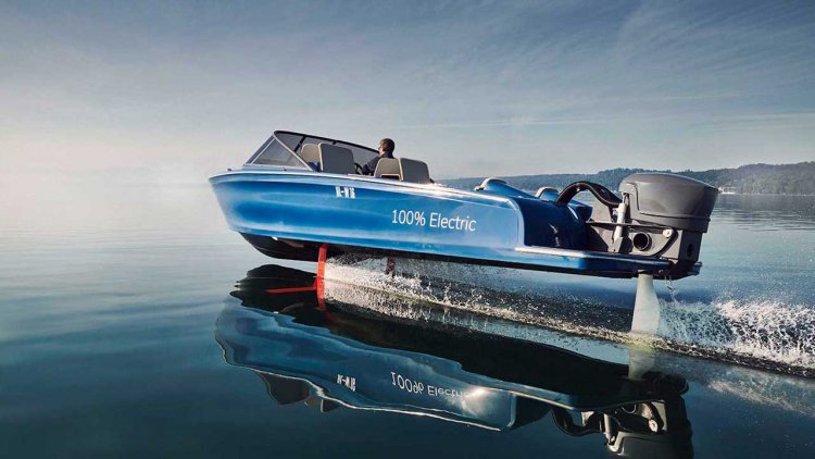 VIDEO: Candela Speed Boat developed the world’s first electric hydrofoil boat