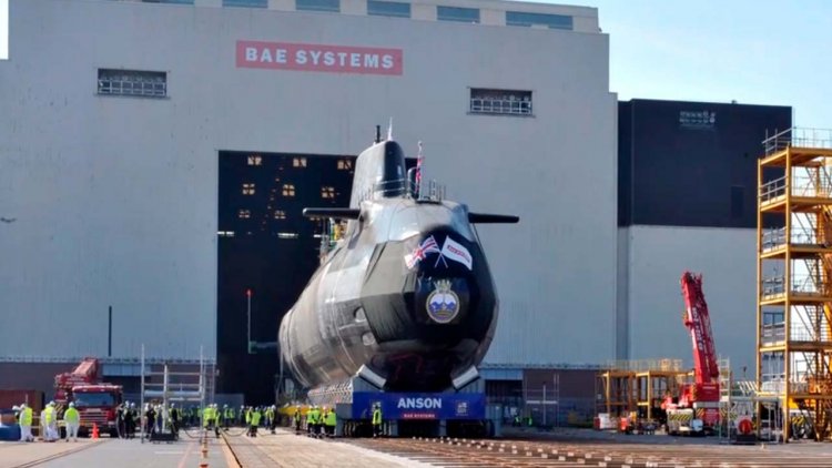 Fifth state-of-the-art Astute submarine is launched