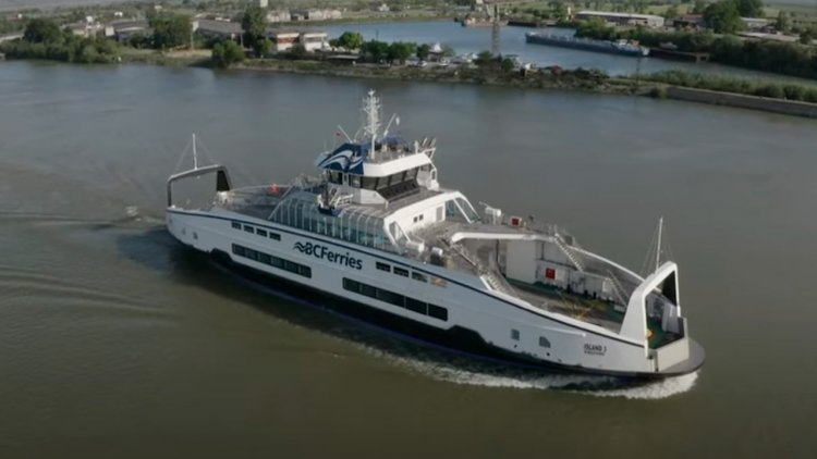 BC Ferries' third Island Class ferry departs shipyard bound for British Columbia