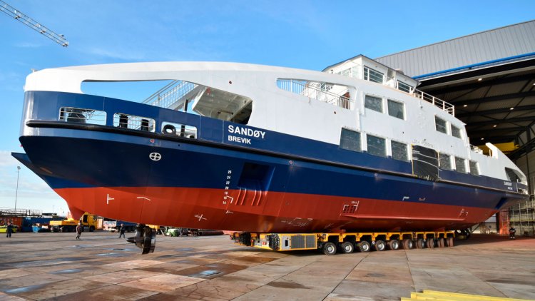 SCHOTTEL propels first fully electric ferry Sandøy for Brevik Fergeselskap