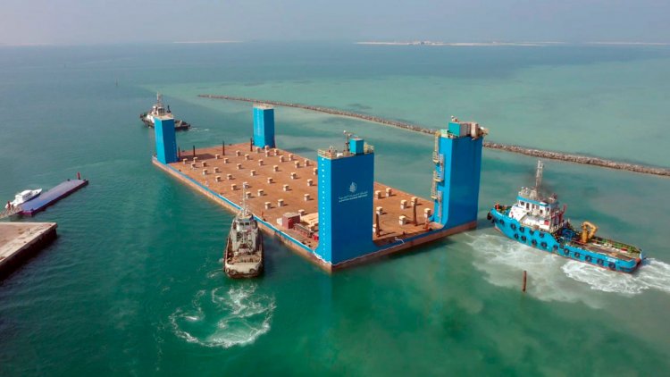 Mammoet launches two floating drydocks via float-off operation in Saudi Arabia
