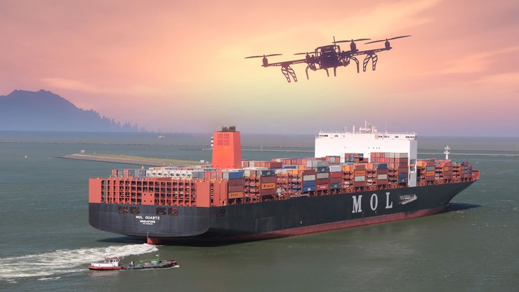MOL and ACSL use flying drone to conduct autonomous inspection of vessel holds