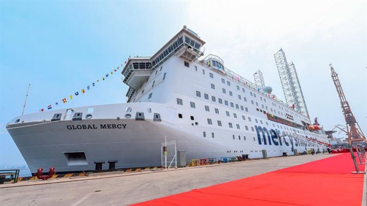 Mercy Ships takes official delivery of the newest hospital ship Global Mercy