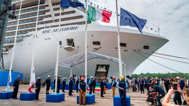 MSC takes delivery from Fincantieri of MSC Seashore