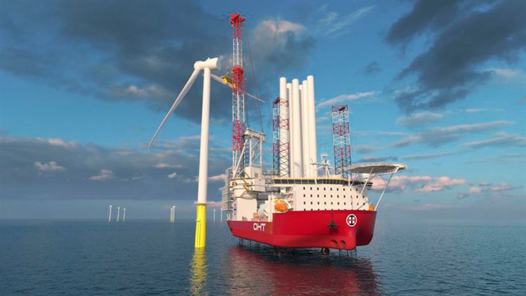 OHT wind turbine installation vessel to operate with a broad scope of Wärtsilä solutions