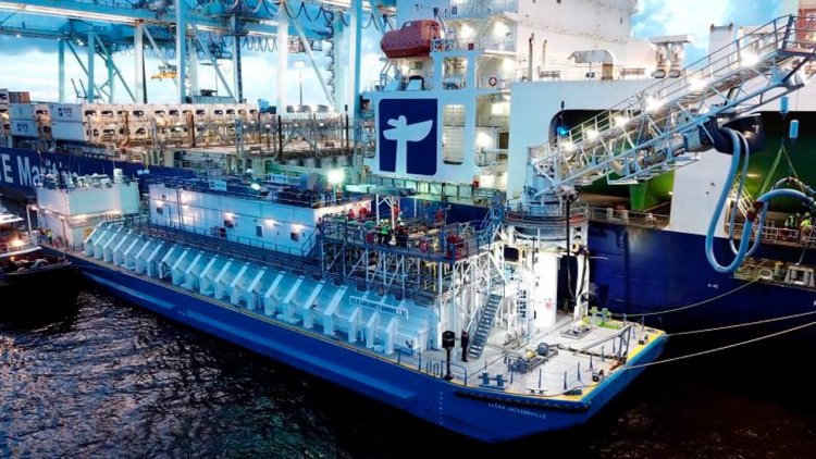 JAX LNG and TOTE complete first renewable LNG bunkering in the USA