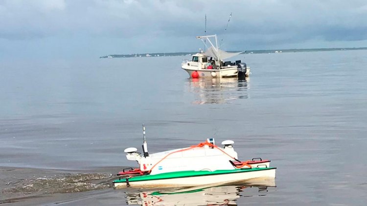 CSA completes oyster reef survey using multiple ASVs