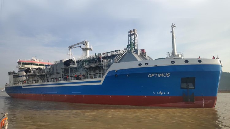 LNG bunkering vessel Optimus arrives to Estonia