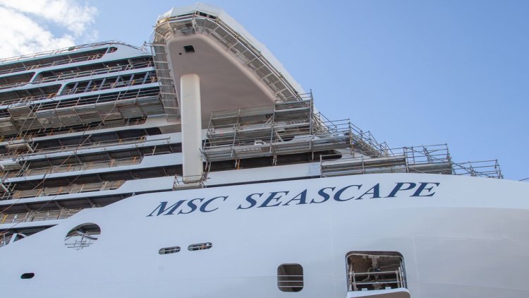 MSC Seascape floated out at the shipyard in Italy