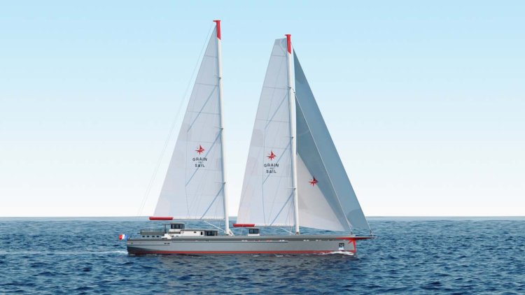 Grain de Sail and Piriou sign contract for pure wind powered sailing ship