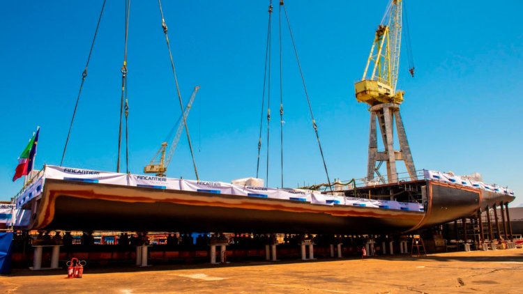 Fincantieri: Dry dock works start on the LPD for Qatar in Palermo