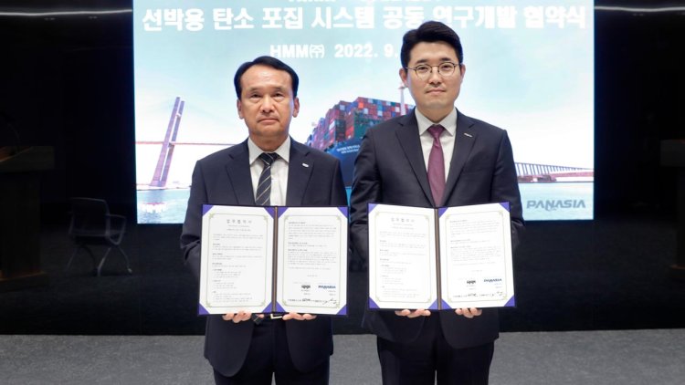 HMM partners with PANASIA to study onboard carbon capture system