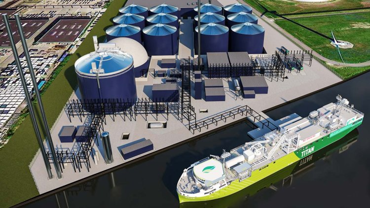 Titan to build the biomethane liquefaction plant in Port of Amsterdam