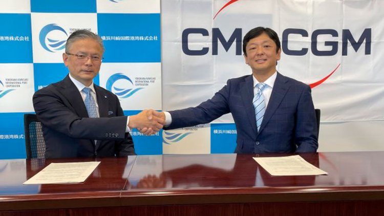 CMA CGM and YKIP sign reservation agreement for Honmokufuto D5 Terminal