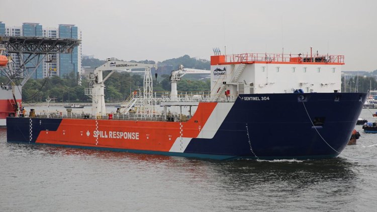 Two 3,500 tonne oil spill response barges completed for WCMRC