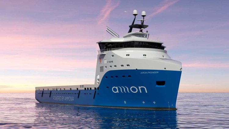 Amon Maritime launches ammonia supply vessel and targets offshore sector