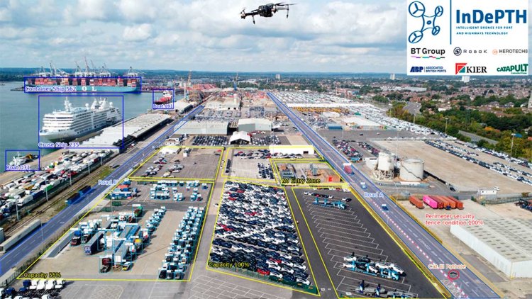 Consortium wins funding to research drones and AI applications for port