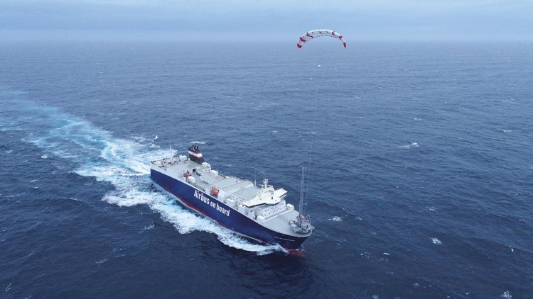 First footage of Seawing kite system as wind propulsion takes off for commercial shipping