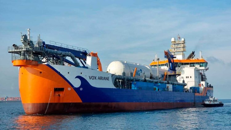 Keppel O&M delivers second of three dual-fuel dredgers to Van Oord