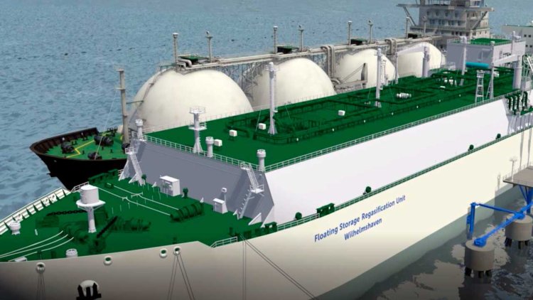 Uniper builds a swimming non-permanent LNG import terminal in Wilhelmshaven