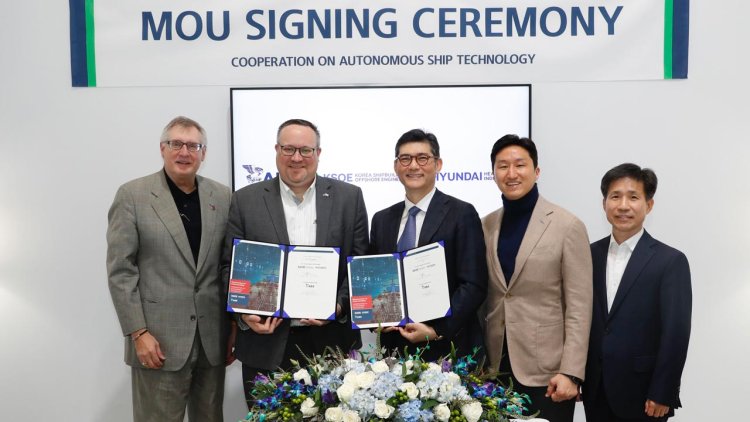 ABS and HD Hyundai sign agreement on broad-reaching autonomous projects