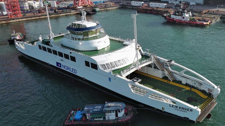 Sembcorp completes third zero-emission battery-powered Ropax ferry for Norled