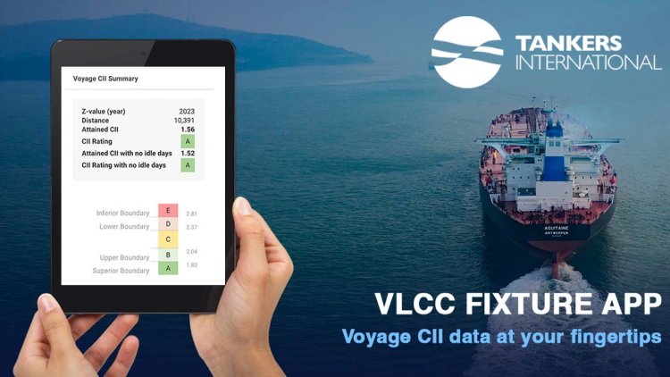 Tankers International launches a new CII feature for popular VLCC fixture app