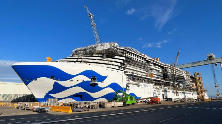 Float out ceremony takes place for next-generation Sun Princess