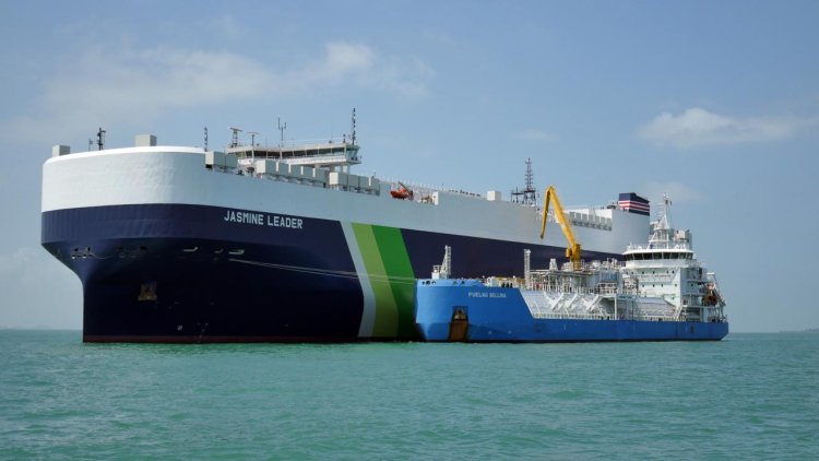 NYK and FueLNG achieve first LNG bunkering of PCTC in Singapore