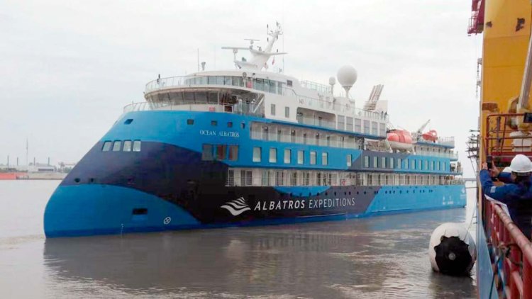 Delivery of the Ocean Albatros expedition cruise vessel