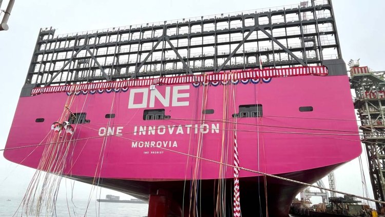 ONE to receive its first 24000 TEU class Megamax vessel