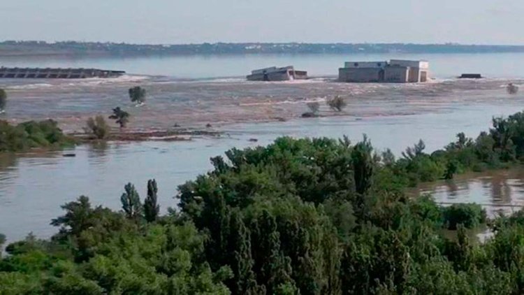 Floods tied to Russia leads to ecological disaster in Ukraine and the Black Sea