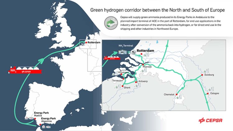 Yara and Cepsa to develop a hydrogen maritime corridor through Europe