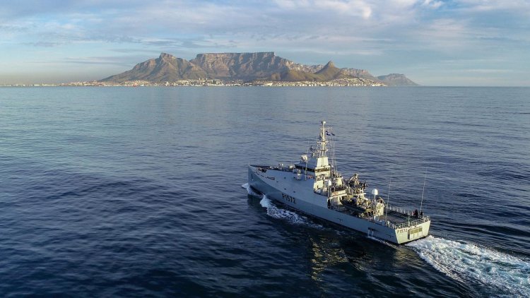 South African Navy naming ceremony of 2nd Multi Mission Inshore Patrol Vessel