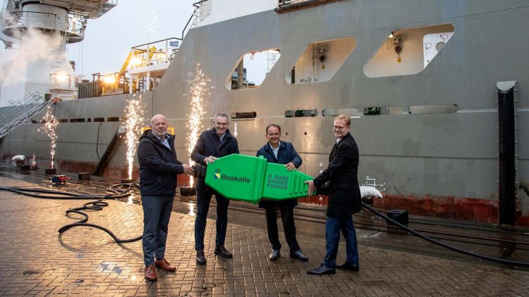 Boskalis commissions 2 GWh shore power facility in Rotterdam