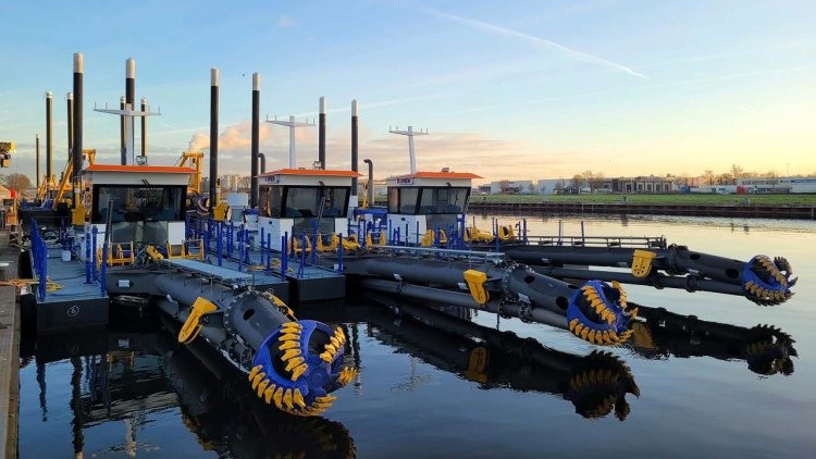 Damen delivers another batch of cutter suction dredgers for Mexico