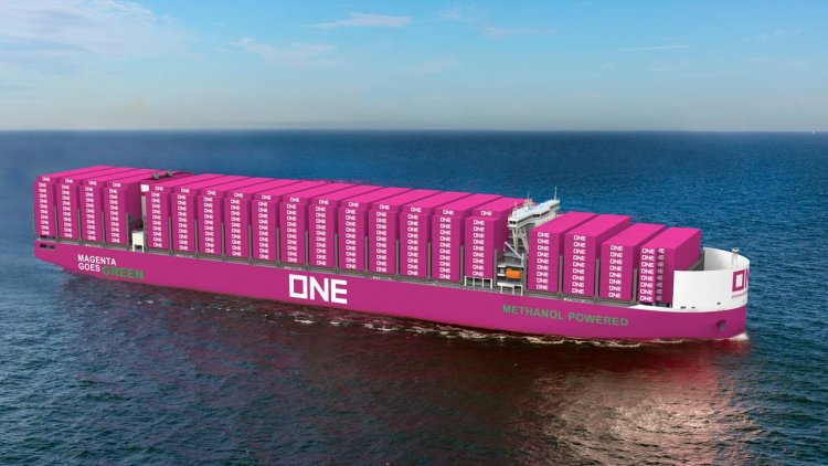 ONE orders its first 12 methanol dual-fuel container ships