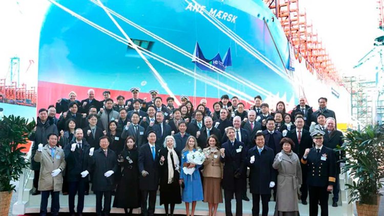 Maersk names first vessel of its large methanol-enabled fleet Ane Maersk