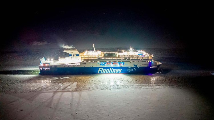 Finnlines names the second of two hybrid freight-passenger Superstar vessels