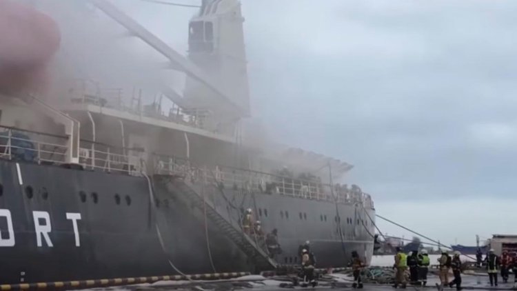 Icebreaker Ermak catches fire in Russia’s St. Petersburg port