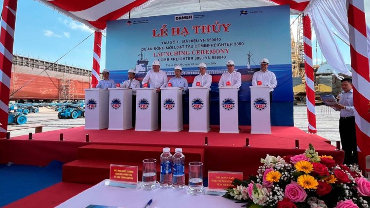 Damen launches Combi Freighter 3850 in Vietnam