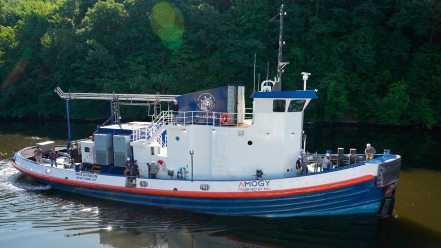 Amogy sails world's first carbon-free ammonia powered maritime vessel