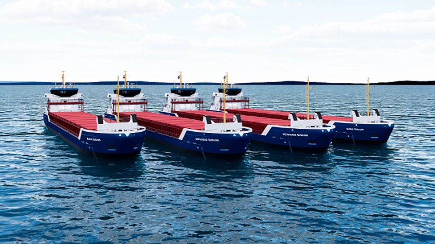 Four Damen Combi Freighter 3850s ordered by new customer Reederei Bernd Sibum