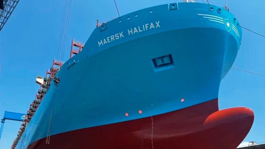 Maersk completes first large container vessel conversion to dual-fuel methanol engine